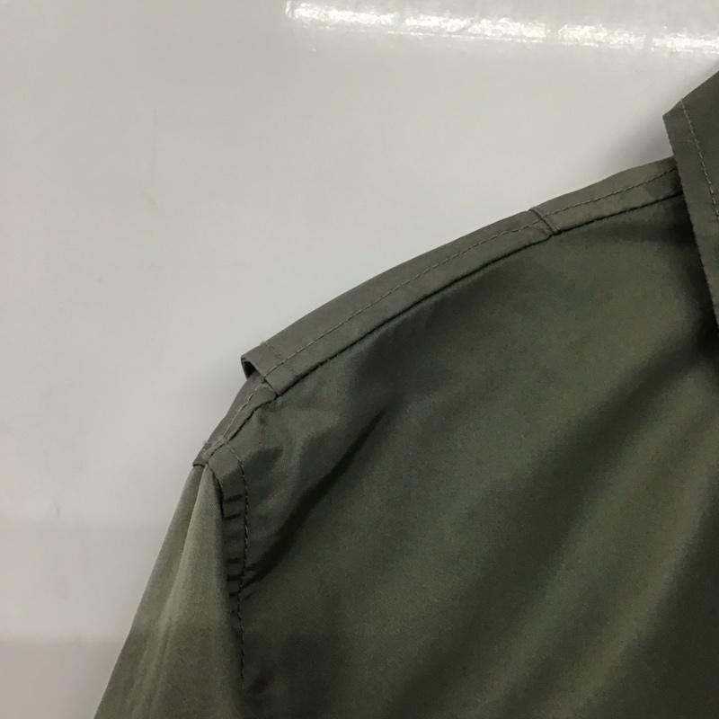 ロウブロウナックル LowBlowKnuckle ジャケット、上着 ジャンパー、ブルゾン ジップアップジャケット ナイロンジャケット アウター L ロゴ、文字 カーキ / カーキ /  メンズ USED 古着 中古 10142371