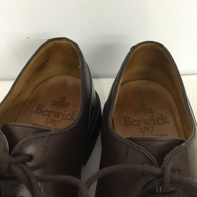 バーウィック BERWICK 革靴 革靴 4477 レザーシューズ 無地 茶 / ブラウン /  メンズ USED 古着 中古 10148826