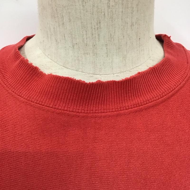 チャンピオン Campion トレーナー 長袖 XL プリント 赤 / レッド /  メンズ USED 古着 中古 10124850
