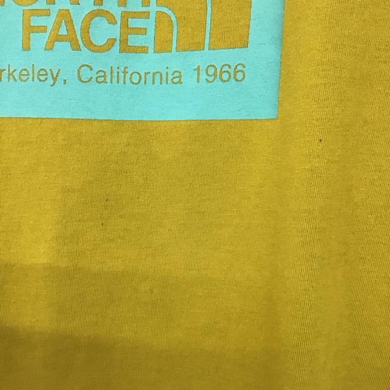 ザノースフェイス THE NORTH FACE Tシャツ 長袖 NTJ82223 ロングスリーブフィールドグラフィックロゴティー 140cm ロゴ、文字 X プリント マスタード / マスタード /  ボーイズ USED 古着 中古 10131143