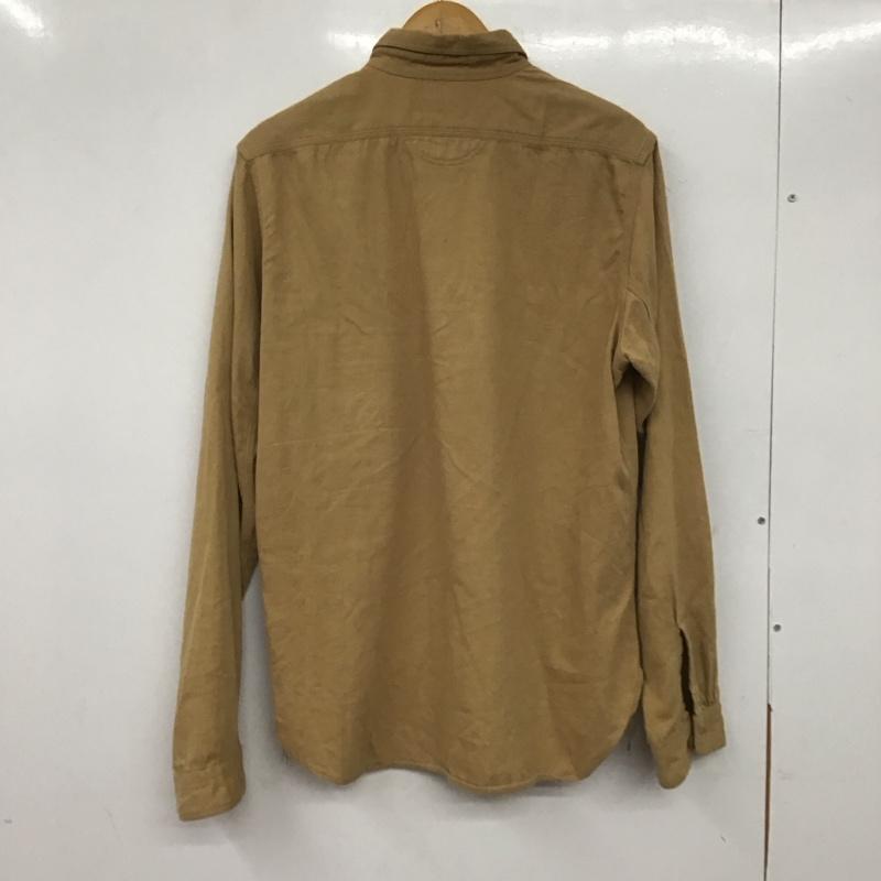 ジャーナルスタンダードホームステッド JOURNAL STANDARD J.S HOMESTEAD シャツ、ブラウス 長袖 長袖シャツ 無地シャツ カラーシャツ M 無地 ベージュ / ベージュ /  メンズ USED 古着 中古 10139711