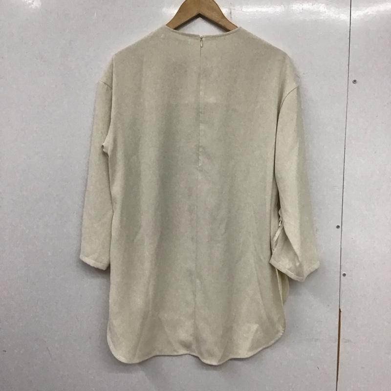 ルカ/レディラックルカ LUCA/LADY LUCK LUCA カットソー 七分袖 無地 オフホワイト / オフホワイト /  レディース USED 古着 中古 10139365