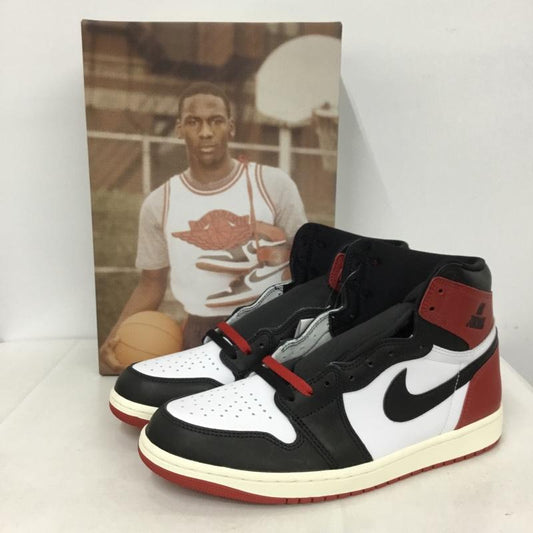 ナイキ NIKE スニーカー スニーカー DZ5485-106 AIR JORDAN 1 RETRO HIGH OG 28.5cm 箱有 28.5cm ロゴ、文字 白 / ホワイト / X 黒 / ブラック / X 赤 / レッド /  メンズ USED 古着 中古 10145769