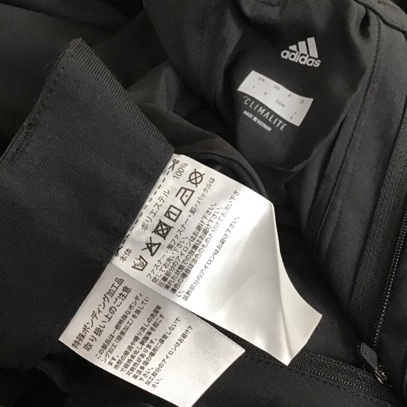 アディダス adidas セットアップ セットアップ セットアップ カジュアルジャケット カジュアルスウェットパンツ 2点セット L ロゴ、文字 黒 / ブラック /  メンズ USED 古着 中古 10113774