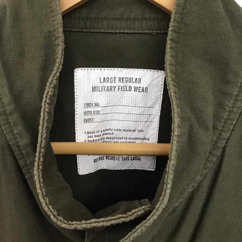 フリークスストア FREAK S STORE ベスト ベスト ミリタリーベスト スタンドカラー フロントボタン L 無地 カーキ / カーキ /  メンズ USED 古着 中古 10147088