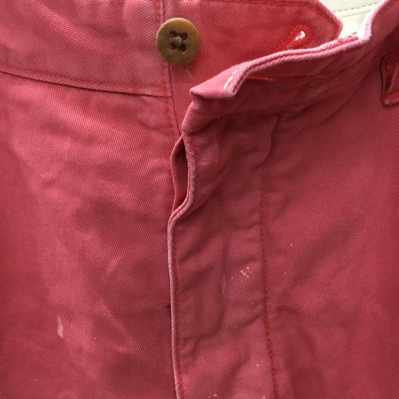 ラルフローレンラグビー RALPHLAURENRUGBY パンツ ショートパンツ ショートパンツ ハーフパンツ カジュアルパンツ 36 ダメージ加工 桃 / ピンク /  メンズ USED 古着 中古 10113276