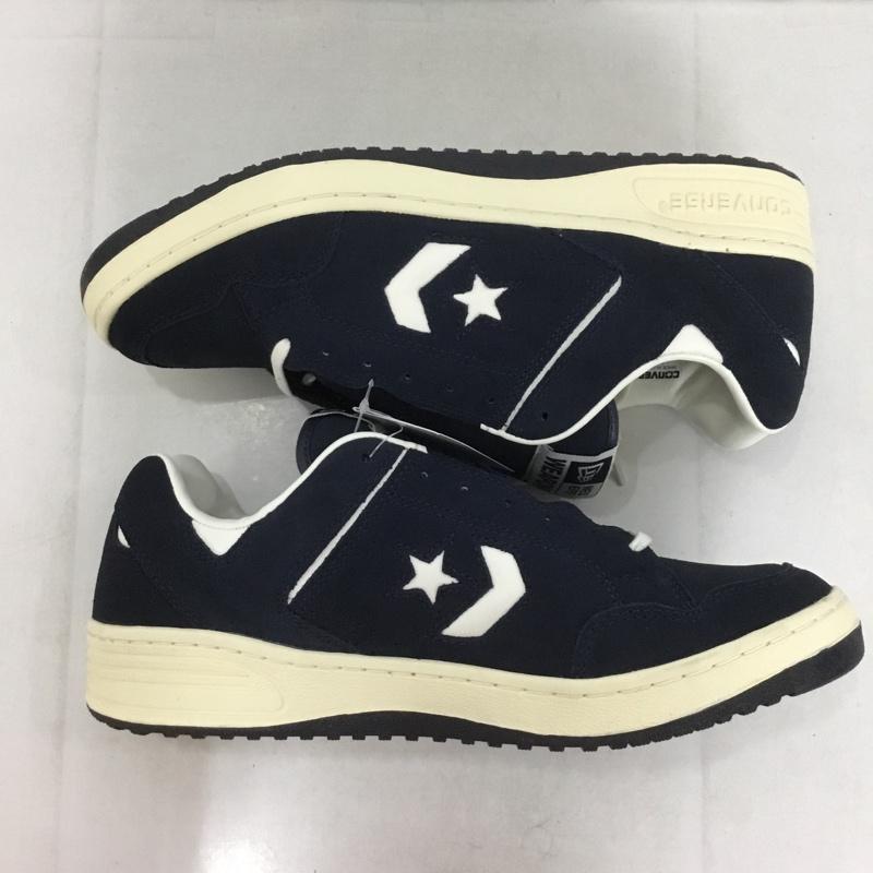 コンバース CONVERSE スニーカー スニーカー 33701950 WEAPON SUEDE OX NE NEW ERA 28cm 箱有 28.0cm ワンポイント 紺 / ネイビー /  メンズ USED 古着 中古 10140595