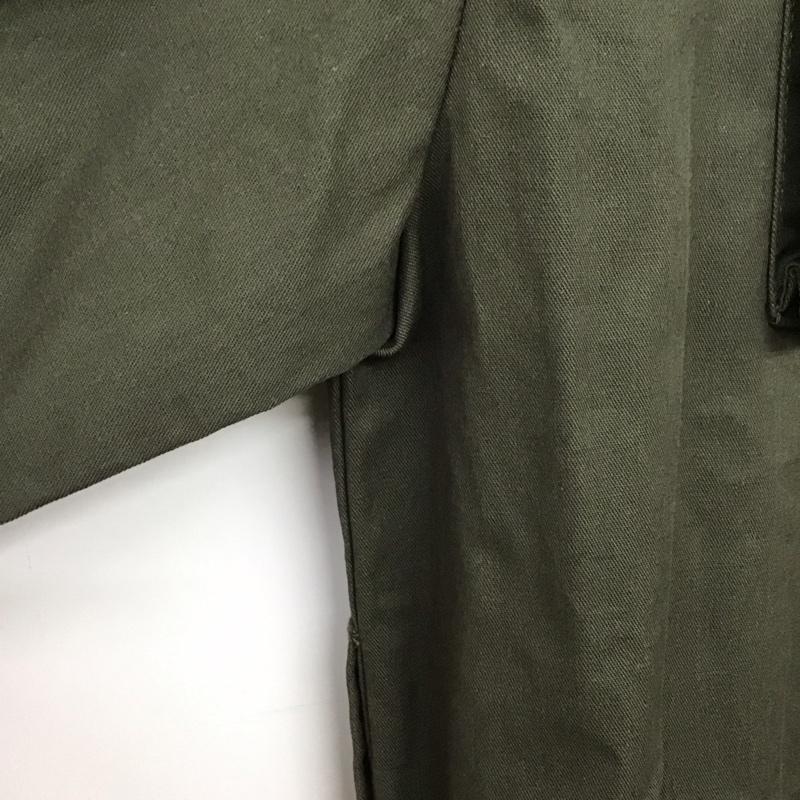 アルシーヴ archives ワンピース ロングスカート 長袖シャツワンピース 前空きロングワンピース M 無地 カーキ / カーキ /  レディース USED 古着 中古 10142051