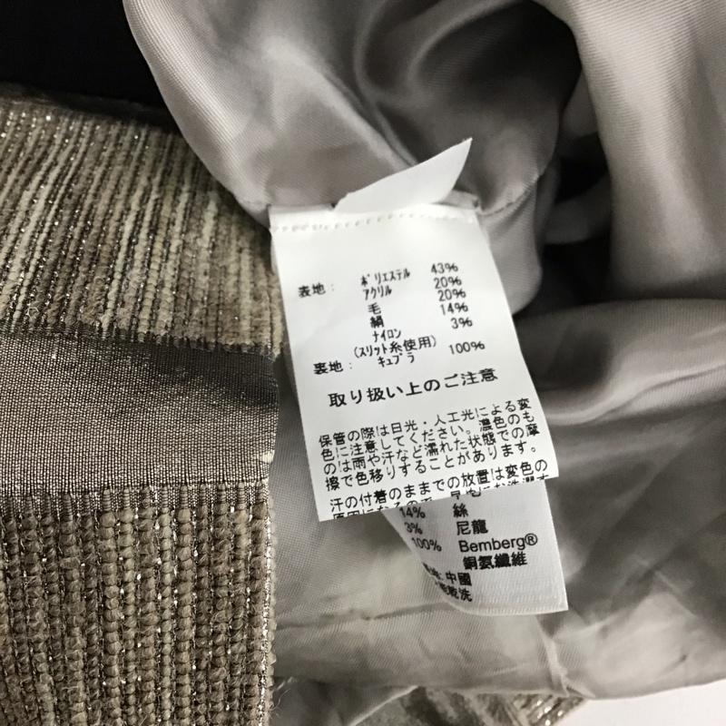 ブルックスブラザーズ BROOKS BROTHERS ワンピース ひざ丈スカート ノースリーブ 膝下丈 4  ベージュ / ベージュ /  レディース USED 古着 中古 10139120