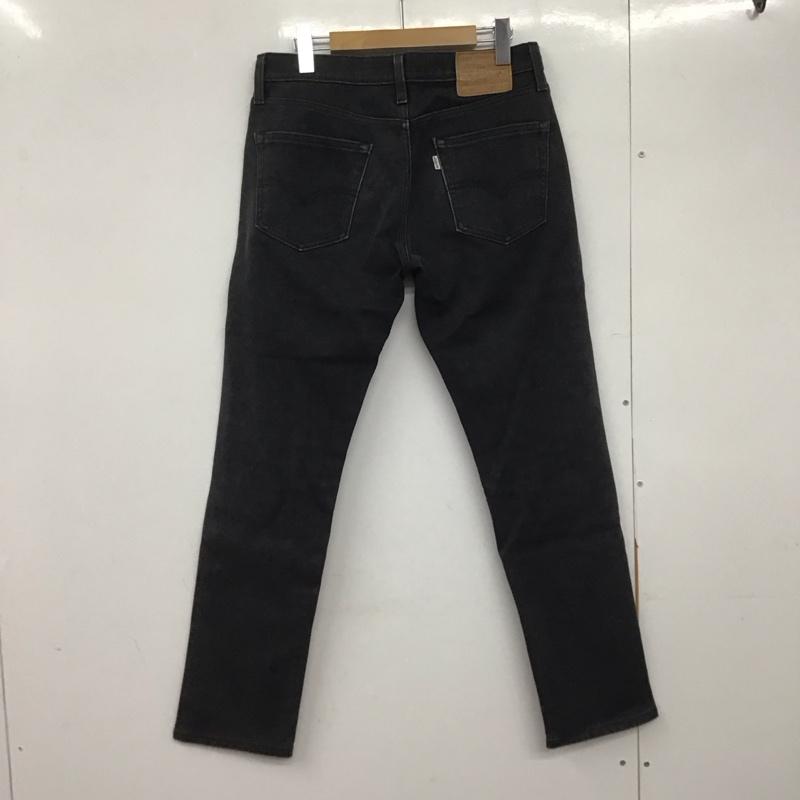 リーバイストラウスアンドコー Levi Strauss & co. パンツ デニム、ジーンズ デニムパンツ スリムパンツ カジュアルパンツ ストレッチパンツ 31インチ 無地 黒 / ブラック /  メンズ USED 古着 中古 10145250