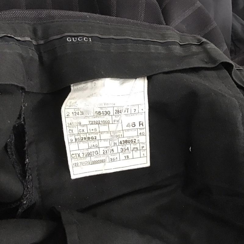 グッチ GUCCI セットアップ セットアップ セットアップ 長袖ジャケット スラックスパンツ 2点セット 46 ストライプ マルチカラー / マルチカラー /  メンズ USED 古着 中古 10146166