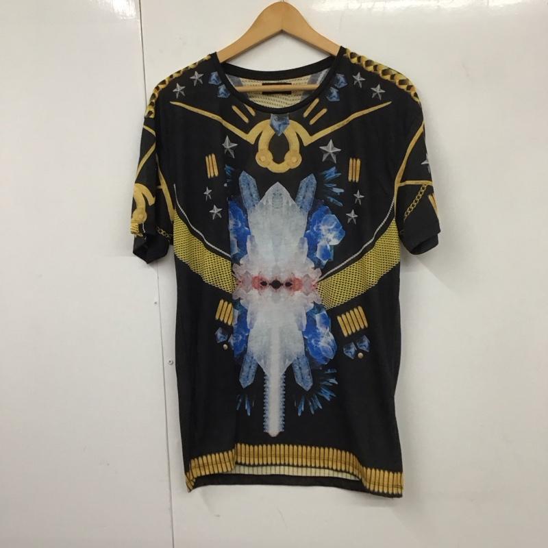 ザラメン ZARA MAN Tシャツ 半袖 半袖カットソー プリントTシャツ クルーネックカットソー L プリント マルチカラー / マルチカラー /  メンズ USED 古着 中古 10131131