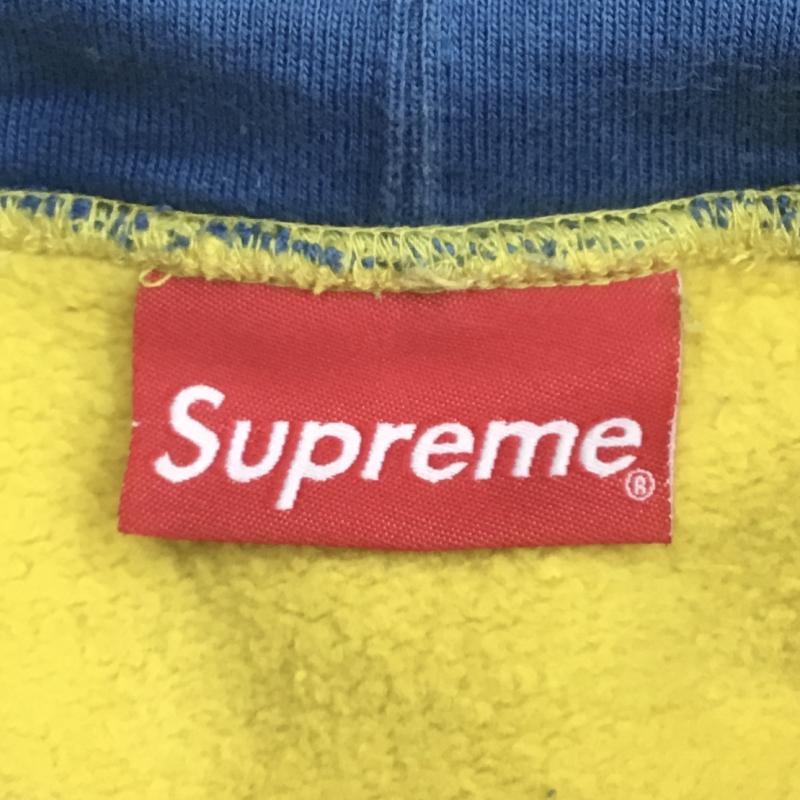 シュプリーム Supreme パーカー 長袖 L ロゴ、文字 黄 / イエロー /  メンズ USED 古着 中古 10110367