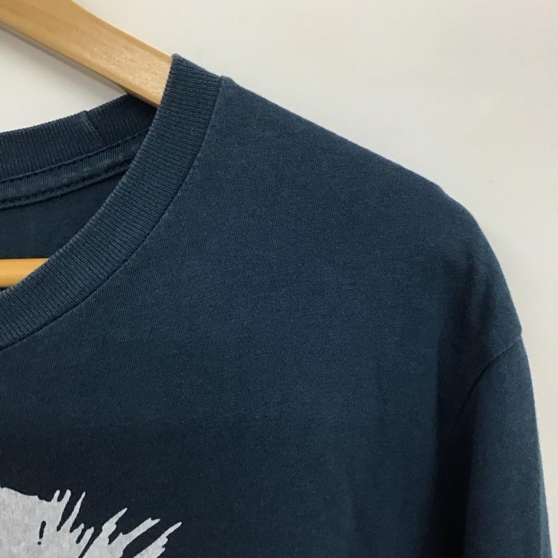 ディーゼル DIESEL Tシャツ 半袖 半袖カットソー プリントTシャツ クルーネックカットソー M プリント 青 / ブルー /  メンズ USED 古着 中古 10132372