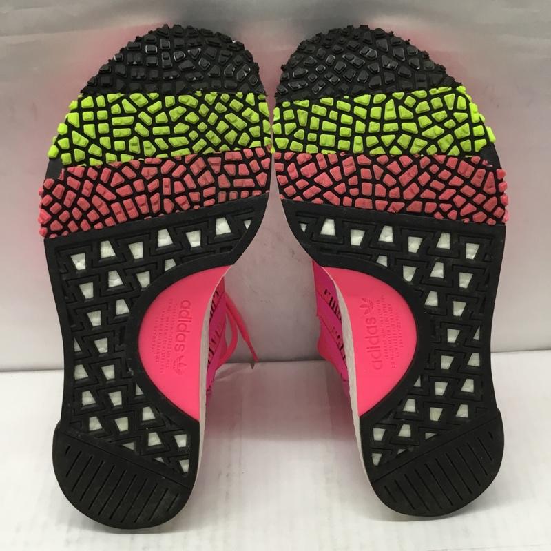 アディダス adidas スニーカー スニーカー CQ2442 NMD RACER PK 28.5cm 箱有 28.5cm ロゴ、文字 桃 / ピンク /  メンズ USED 古着 中古 10107868