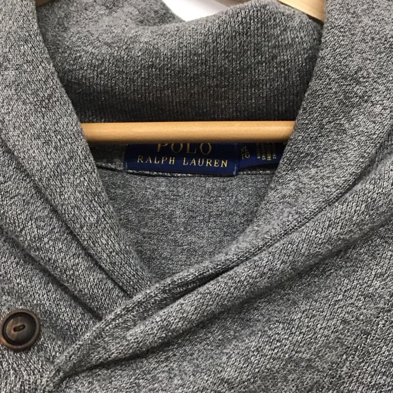 ポロラルフローレン POLO RALPH LAUREN パーカー 長袖 長袖パーカー プルオーバーパーカー スウェット XL ロゴ、文字 灰 / グレー /  メンズ USED 古着 中古 10141766