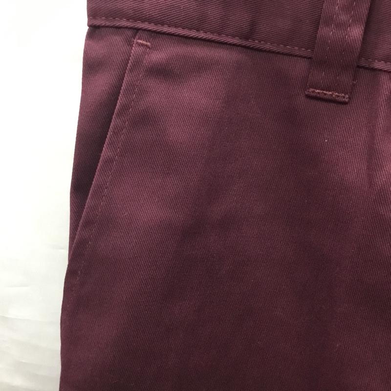 ディッキーズ Dickies パンツ ワークパンツ、ペインターパンツ ワークパンツ ワイドパンツ カジュアルパンツ skateboading 32インチ 無地 えんじ / ワインレッド /  メンズ USED 古着 中古 10122263