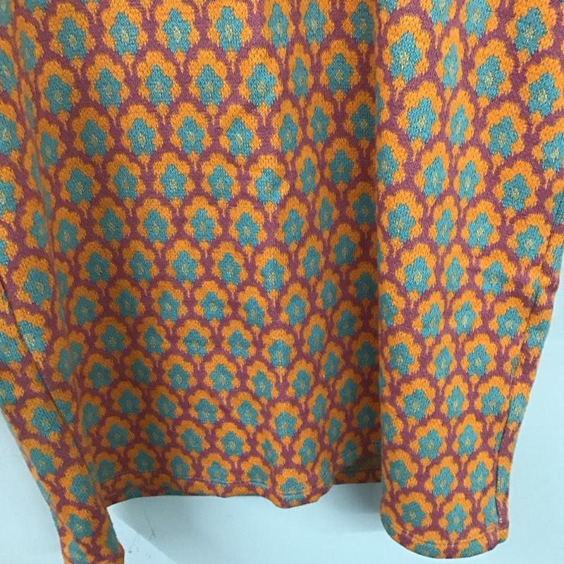 ザラ ZARA ワンピース ロングスカート 長袖ワンピース フレアスカート L プリント マルチカラー / マルチカラー /  レディース USED 古着 中古 10135446