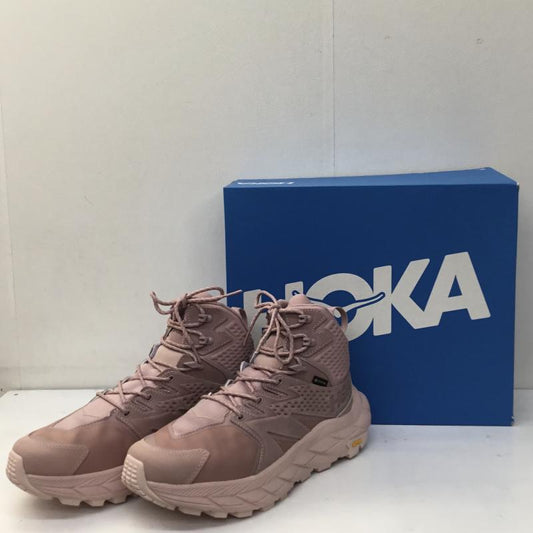 ホカ HOKA スニーカー スニーカー 1134984 ANACAPA Mid GTX 27.5cm ロゴ、文字 桃 / ピンク /  メンズ USED 古着 中古 10140754
