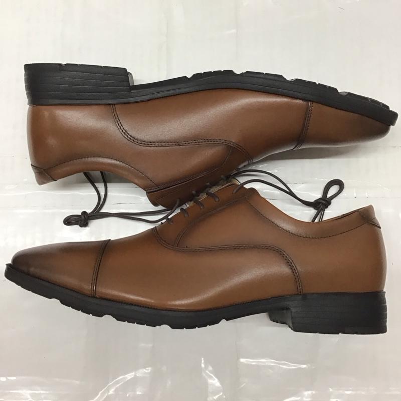 アシックス ASICS 革靴 革靴 TU-7010 texcy luxe ストレートチップ 箱有 25.5cm 25.5cm 無地 茶 / ブラウン /  メンズ USED 古着 中古 10111706