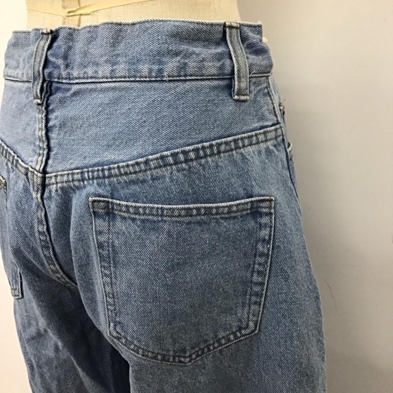 フリークスストア FREAK S STORE パンツ デニム、ジーンズ デニムパンツ ストレートパンツ ワイドパンツ カジュアルパンツ M 無地 インディゴ / インディゴ /  レディース USED 古着 中古 10114448