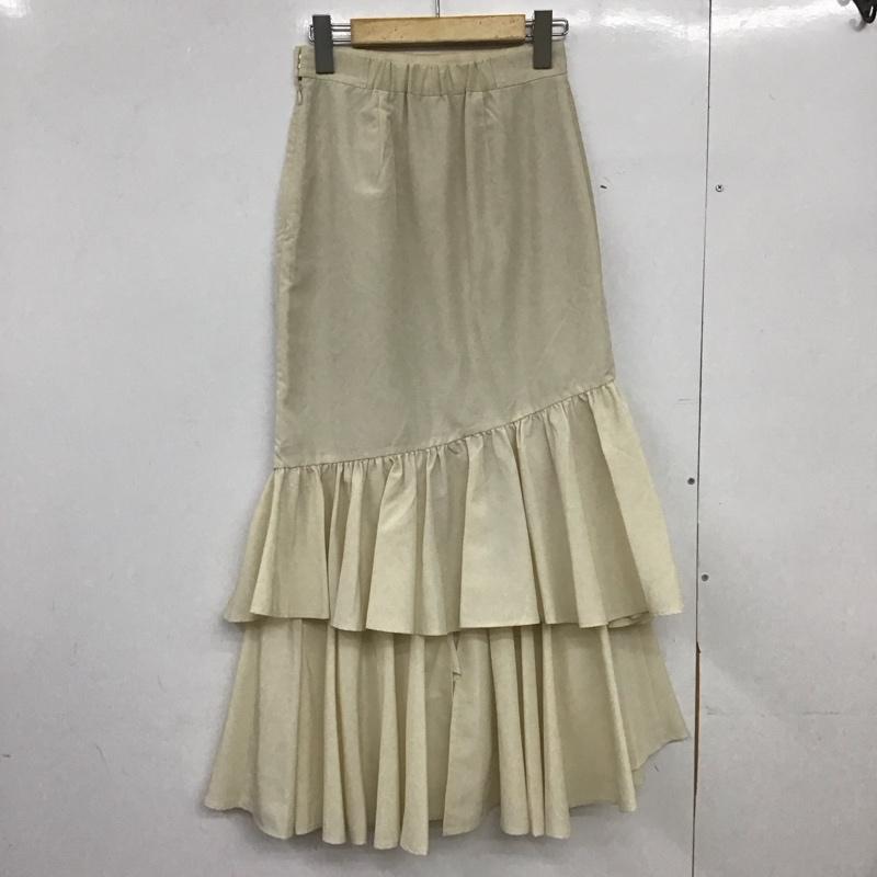 リエンダ rienda スカート ロングスカート 110FA631-1490 ティアードヘムマーメイドJ/W SK タグ付 S 無地 アイボリー / アイボリー /  レディース USED 古着 中古 10149048