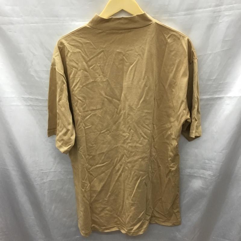 レイジブルー RAGEBLUE Tシャツ 半袖 RB024108AD モックネック M 無地 ベージュ / ベージュ /  メンズ USED 古着 中古 10117782