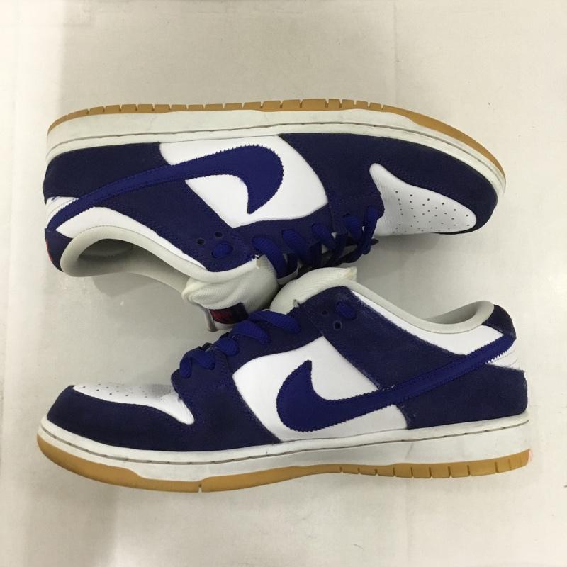 ナイキ NIKE スニーカー スニーカー DO9395 400 SB DUNK LOW PREMIUM ロサンゼルス ドジャース 28.5cm 箱有 28.5cm ロゴ、文字 白 / ホワイト / X 青 / ブルー /  メンズ USED 古着 中古 10145597