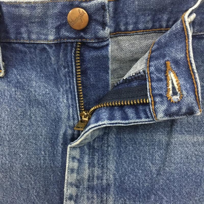 ラングラー Wrangler パンツ デニム、ジーンズ デニムパンツ ストレートパンツ ワイドパンツ カジュアルパンツ 46インチ 無地 インディゴ / インディゴ /  メンズ USED 古着 中古 10120851