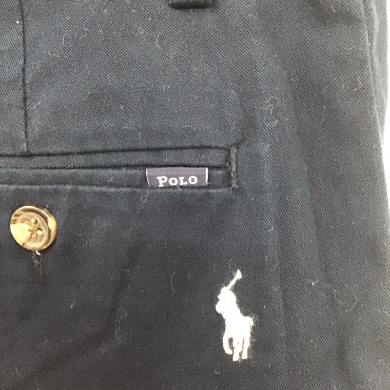 ポロラルフローレン POLO RALPH LAUREN パンツ ショートパンツ ショートパンツ ハーフパンツ カジュアルパンツ ロゴ、文字 紺 / ネイビー /  メンズ USED 古着 中古 10112125