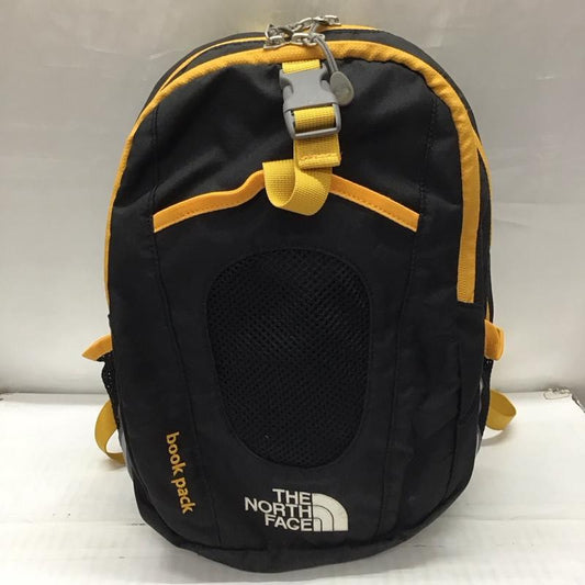 ザノースフェイス THE NORTH FACE バッグ バッグ NMJ07102 Book Pack ジュニア キッズ リュック バックパック ロゴ、文字 黒 / ブラック / X 橙 / オレンジ /  ボーイズ USED 古着 中古 10116281