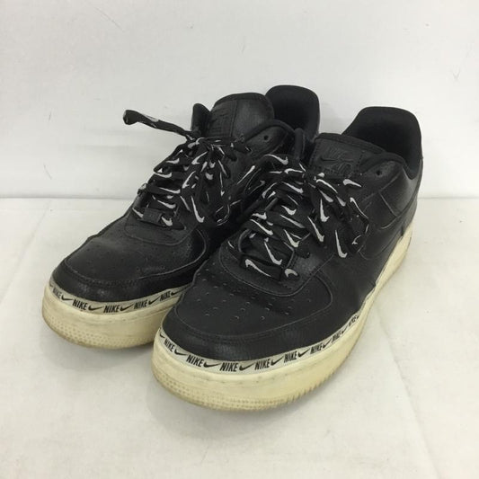 ナイキ NIKE スニーカー スニーカー AH6827-002 WMNS AIR FORCE 1 SE PREMIUM 27.5cm 27.5cm ロゴ、文字 黒 / ブラック /  メンズ USED 古着 中古 10138331