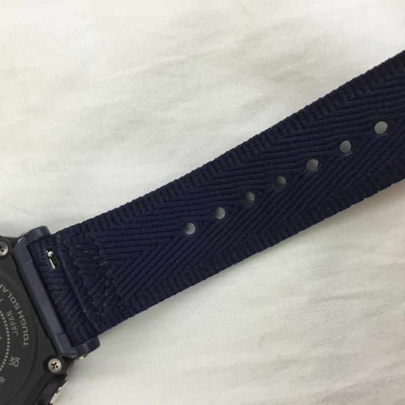 カシオ CASIO 腕時計 デジタル PRW-61SS-2JR CASIO WATCH 50TH ANNIVERSARY ロゴ、文字 紺 / ネイビー /  メンズ USED 古着 中古 10150362