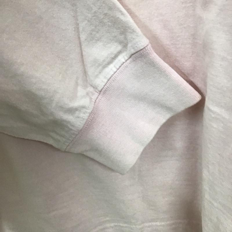 カールカナイ KARL KANI カットソー 長袖 長袖カットソー プリントカットソー クルーネック XL ロゴ、文字 桃 / ピンク /  メンズ USED 古着 中古 10146458