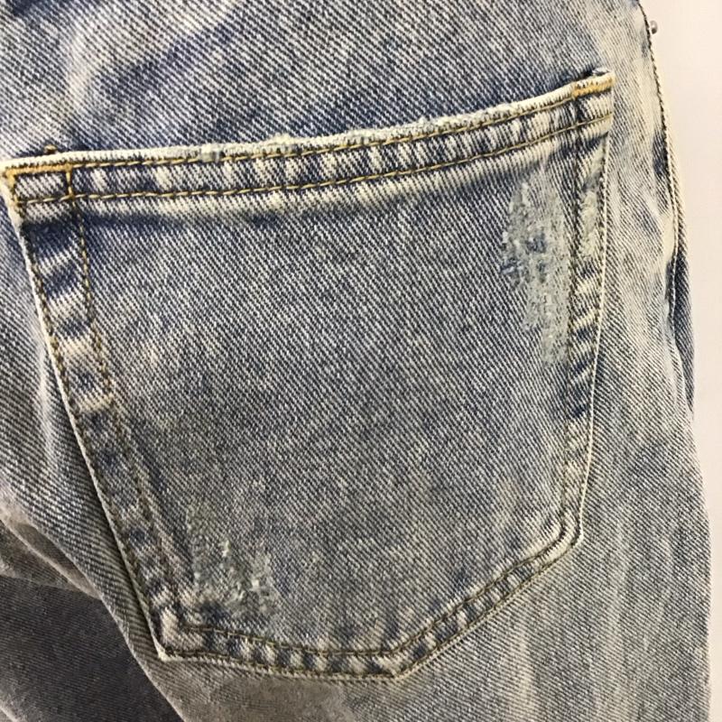 ジュエティ jouetie パンツ デニム、ジーンズ 082212400101-02 デニムパンツ ストレートパンツ ワイドパンツ カジュアルパンツ M 無地 インディゴ / インディゴ /  レディース USED 古着 中古 10114514