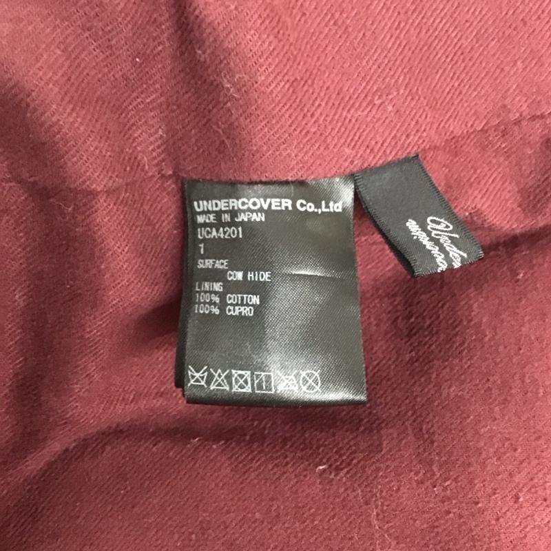 アンダーカバー UNDERCOVER ジャケット、上着 ライダース BASIC DOUBLE RIDERS uca4201 1 無地 紺 / ネイビー /  メンズ USED 古着 中古 10119738