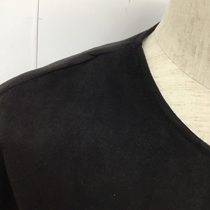 ザラ ZARA ジャケット、上着 ジャケット、ブレザー ノーカラー S 無地 黒 / ブラック /  メンズ USED 古着 中古 10111560