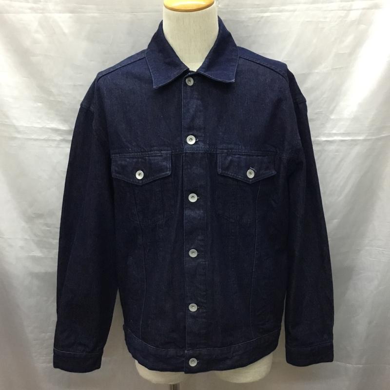 ジョイントワークス JOINT WORKS ジャケット、上着 ジャケット、ブレザー デニムジャケット カラージャケット 長袖ジャケット ブルゾン S 無地 インディゴ / インディゴ /  メンズ USED 古着 中古 10121693