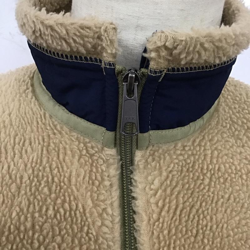パタゴニア patagonia ジャケット、上着 ジャケット、ブレザー ジップアップジャケット フリースジャケット アウター S ロゴ、文字 ベージュ / ベージュ /  メンズ USED 古着 中古 10122754