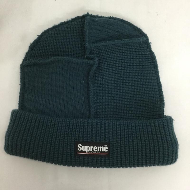 シュプリーム Supreme 帽子 ニット帽 Paneled Seam Beanie 20AW 20FW ロゴ、文字 緑 / グリーン /  メンズ USED 古着 中古 10124280