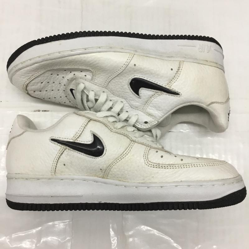 ナイキ NIKE スニーカー スニーカー 630033 103 00 1996年製 AIR FORCE1 ジュエルスウッシュ 26cm 箱有 26.0cm ロゴ、文字 白 / ホワイト / X 黒 / ブラック /  メンズ USED 古着 中古 10120559