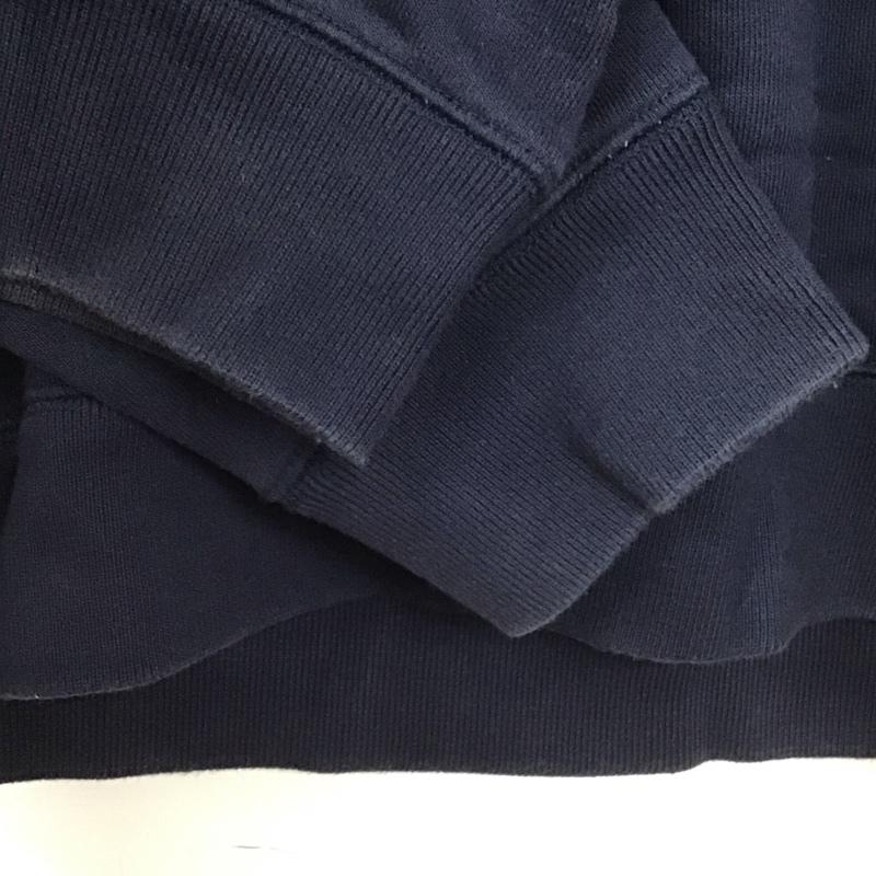 トミー TOMMY トレーナー 長袖 0913805 スウェット裏起毛 星 ワッペン M ロゴ、文字 紺 / ネイビー /  メンズ USED 古着 中古 10140256
