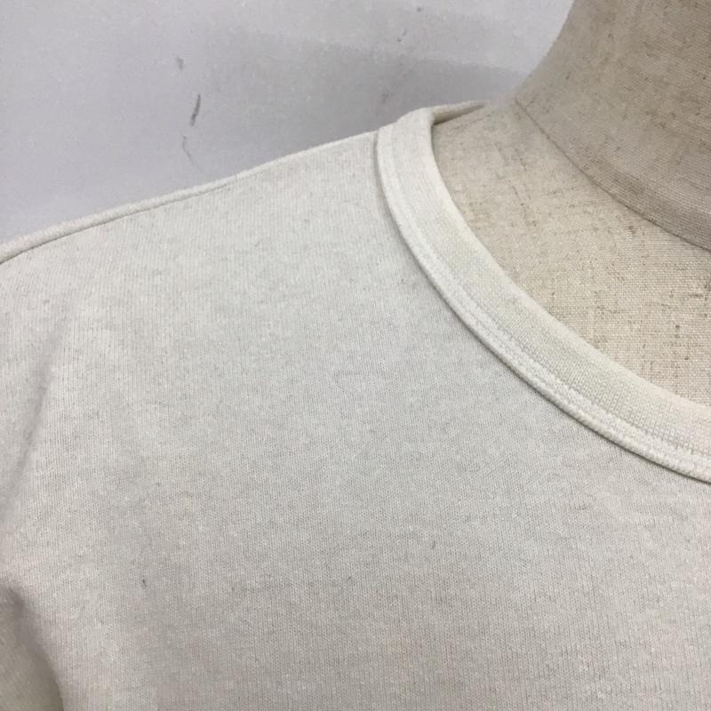 ザノースフェイス THE NORTH FACE Tシャツ 長袖 NT81732 PIGMENT DYE TEE ロンT L ロゴ、文字 アイボリー / アイボリー /  メンズ USED 古着 中古 10115598