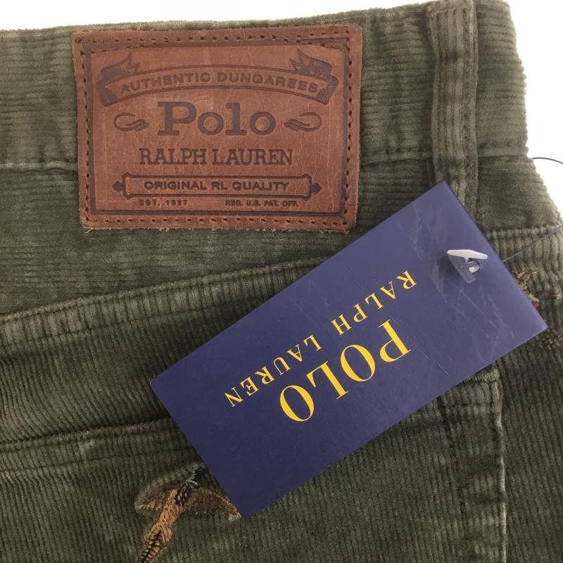 ポロラルフローレン POLO RALPH LAUREN ボトムス ボトムス コーデュロイパンツ 31インチ 刺繍 緑 / グリーン /  メンズ USED 古着 中古 10107619