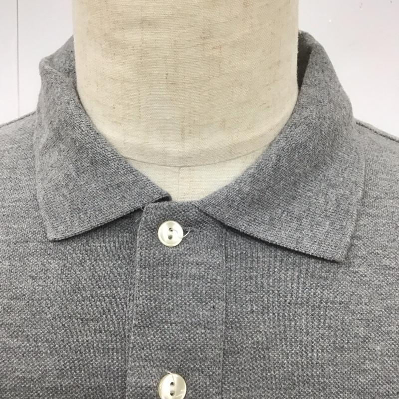 バズリクソンズ Buzz Rickson s ポロシャツ 半袖 半袖ポロシャツ カラーシャツ 半袖カットソー XL ロゴ、文字 灰 / グレー /  メンズ USED 古着 中古 10113106