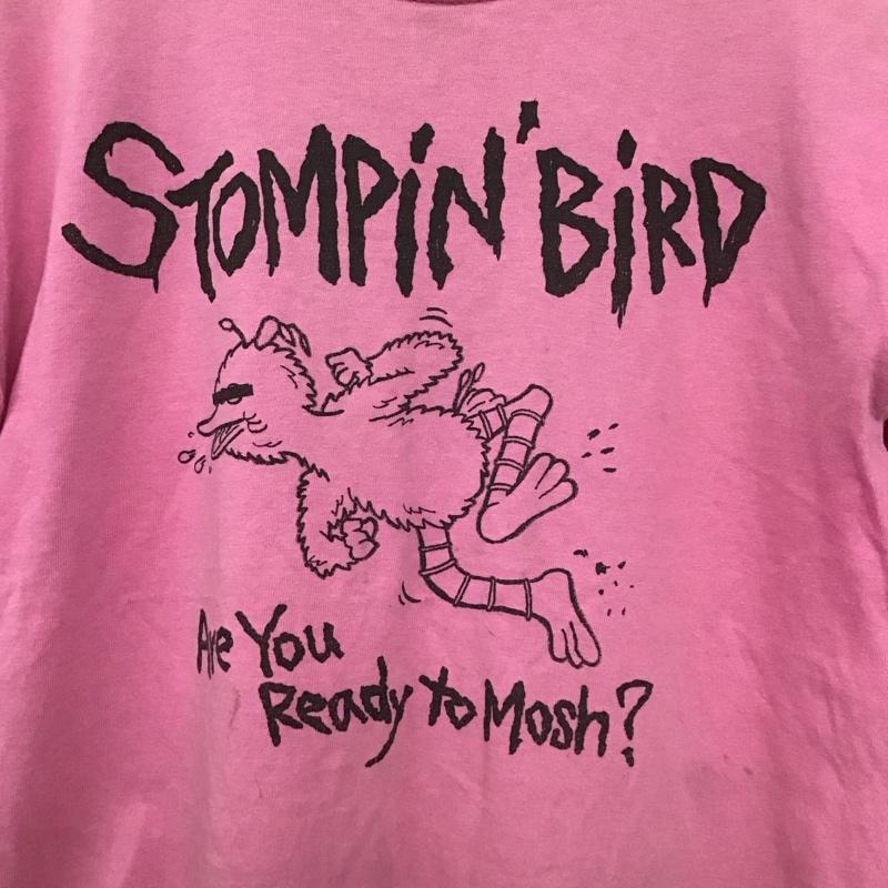 古着 USED Tシャツ 半袖 半袖カットソー プリントTシャツ クルーネックカットソー S プリント 桃 / ピンク /  メンズ USED 古着 中古 10148241