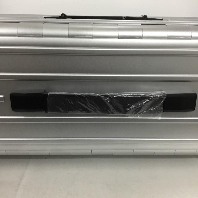 アンドフラット &.FLAT スーツケース、トランク スーツケース、トランク FL14-4-00001 折りたたみ ハードキャリーバッグ キャリーケース 箱有 ロゴ、文字 灰 / グレー /  メンズ USED 古着 中古 10137506