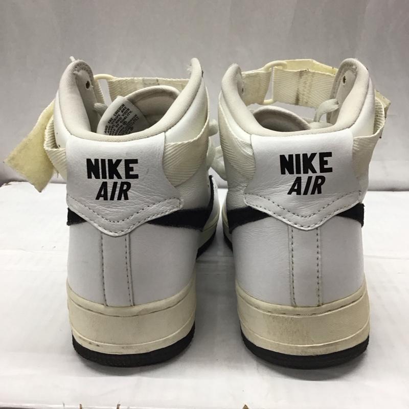 ナイキ NIKE スニーカー スニーカー 743546-105 AIR FORCE 1 HIGH RETRO QS 28cm 28.0cm ロゴ、文字 白 / ホワイト / X 黒 / ブラック /  メンズ USED 古着 中古 10112176