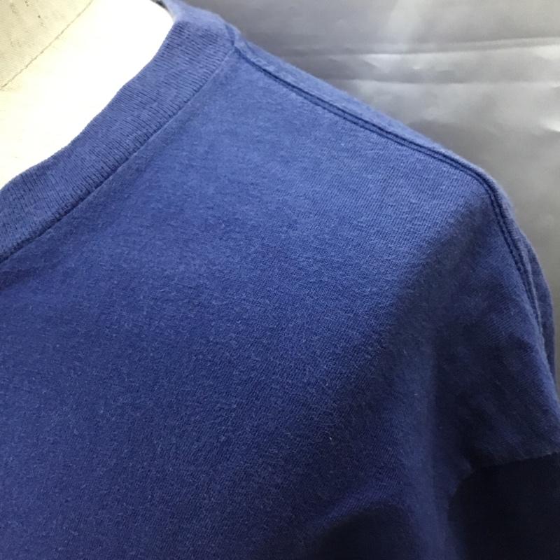 クーティー COOTIE Tシャツ 半袖 cte-16a330 COOTIEPrintS/STee 半袖カットソー プリントTシャツ L ロゴ、文字 青 / ブルー /  メンズ USED 古着 中古 10114594