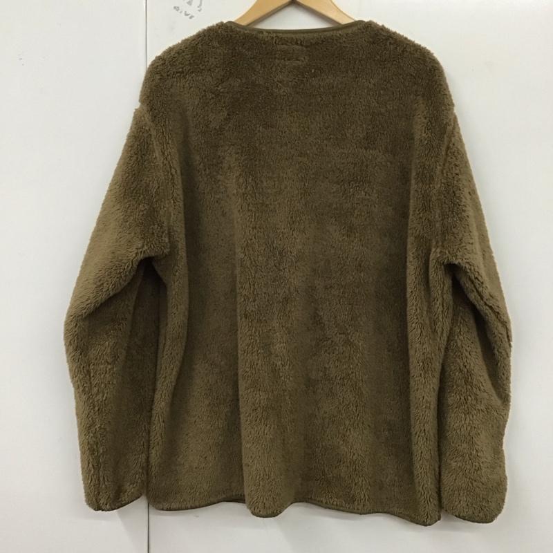 ユニクロ UNIQLO トレーナー 長袖 341-423111 エンジニアードガーメンツ フリースプルオーバー XL 無地 カーキ / カーキ /  メンズ USED 古着 中古 10129033